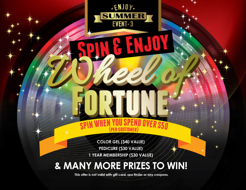 Summer Event 3 – Spin & Enjoy Wheel of Fortune