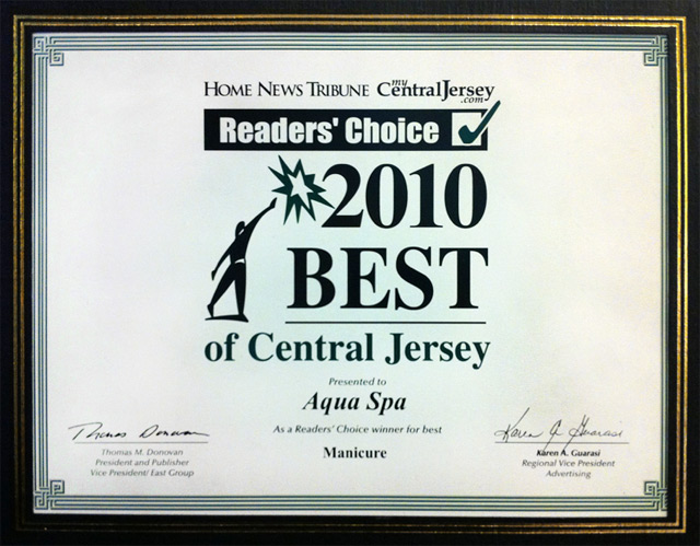 Readers’ Choice – 2010 Best of Central Jersey