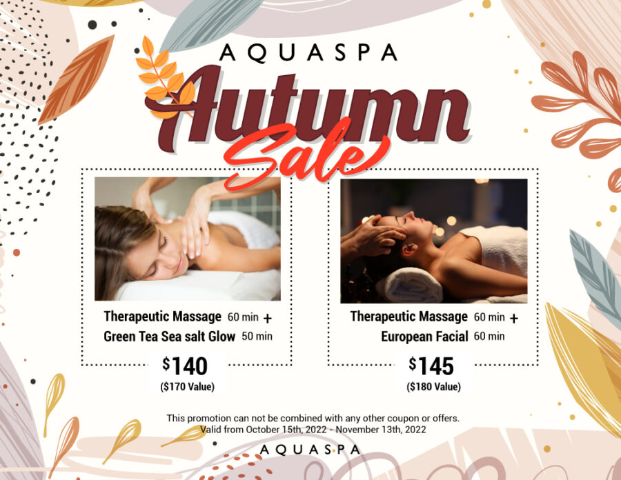 AQUASPA Fall Promotion