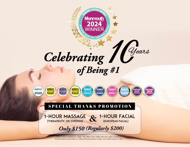 Celebrating 10 Years as Your #1 Spa—Special Thanks Promotion!