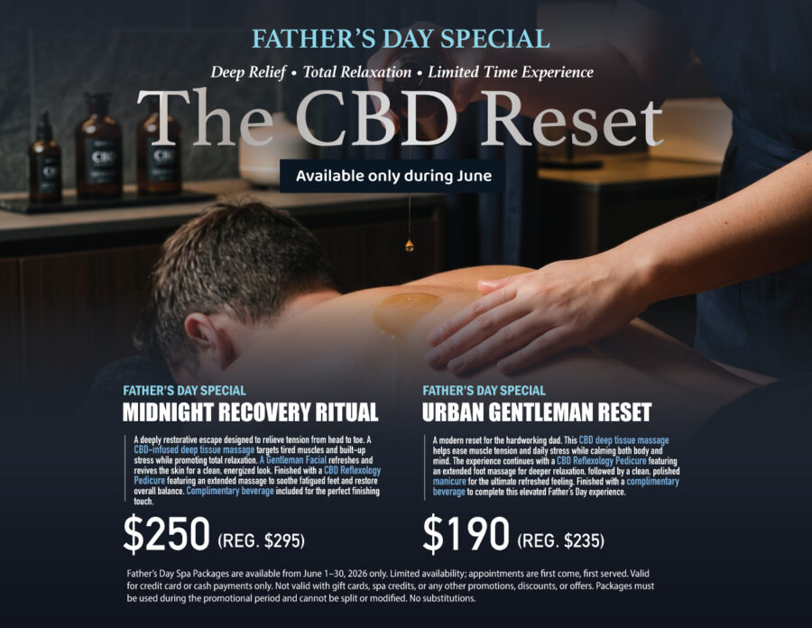 Father’s Day CBD Spa Packages